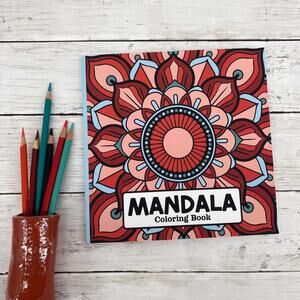 Mandala Coloring Book For Relaxation And Meditation 8.5 x 8.5  40 Unique Designs